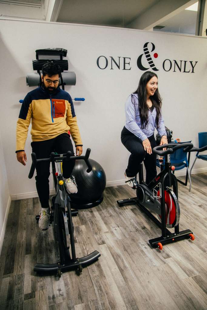 Clean and modern chiropractic clinic interior