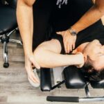 Professional chiropractic treatment room