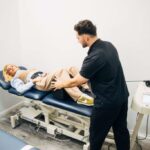 Laser therapy treatment for leg pain and injury recovery