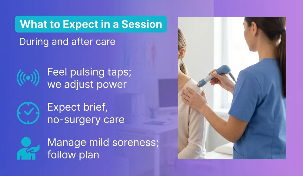 What to Expect in a Session - During and after care