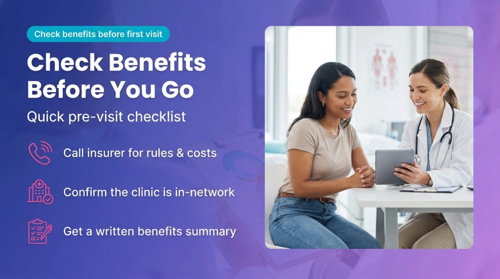 Check Benefits Before You Go infographic