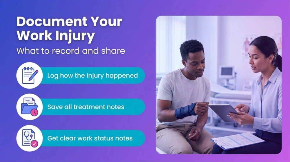 Document Your Work Injury — What to record and share